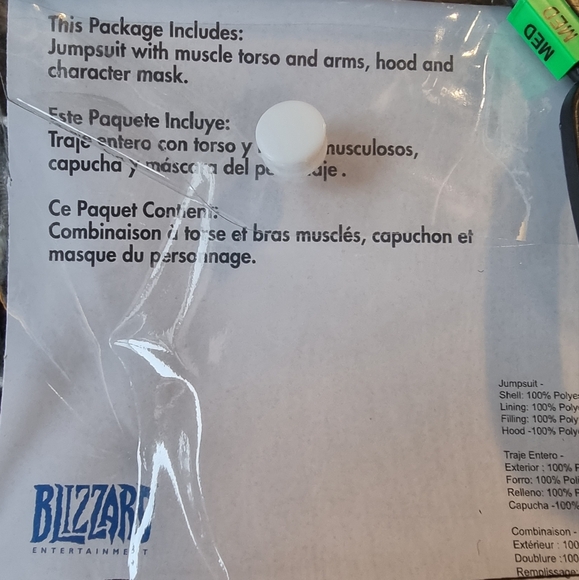 🆕️ Overwatch - Reaper Deluxe Adult Costume Medium (38-40) - Picture 7 of 8